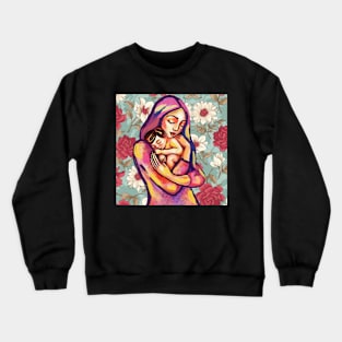 Motherhood glorious life force Crewneck Sweatshirt